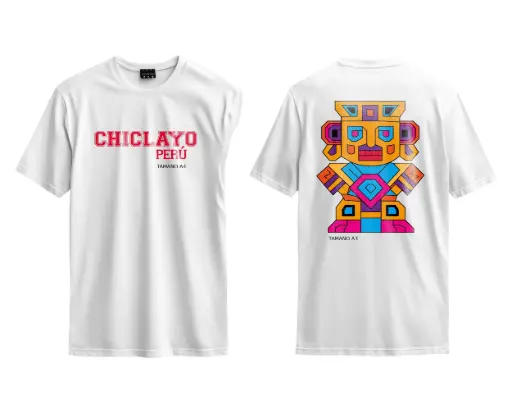 Polo Tacto Algodón - Sublimado - Chiclayo Wari Pop
